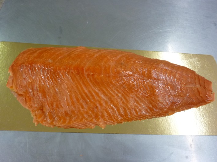 Geschnittener R&auml;ucherlachs